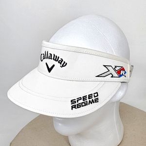 Callaway Big Bertha X R White Sun Visor Golf Tour Authentic Speed Regime, Grunge